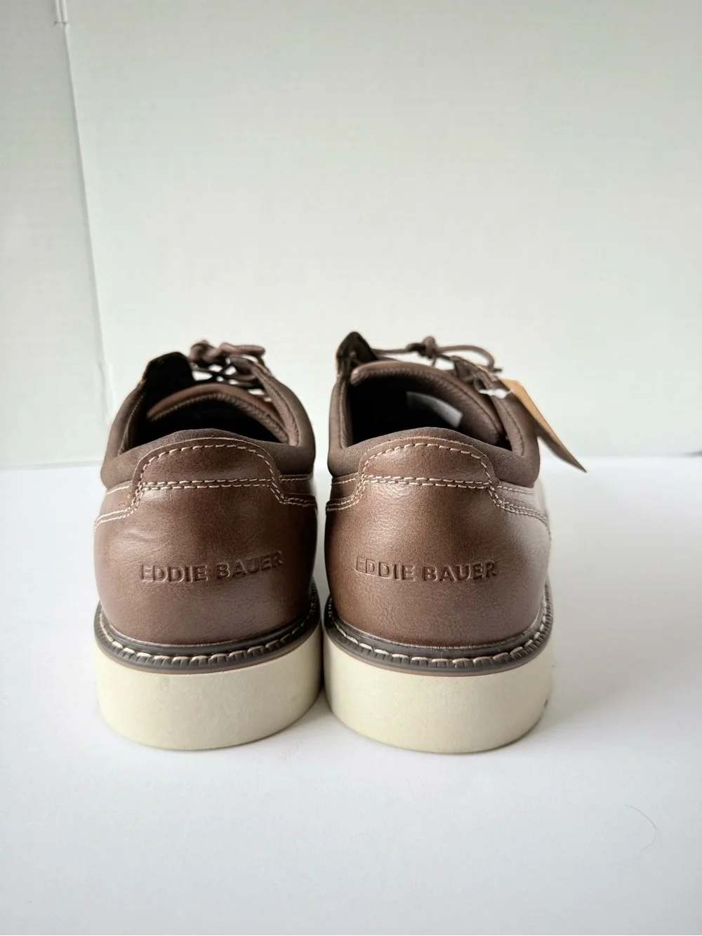Eddie Bauer Stridertan Shoes Lace Up Casual  Mens 12 M Color Tan 120713 1NWT